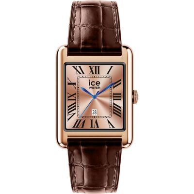 Ice-Watch Smartwatch Ice Smart TK 2.0 35 mm Bluetooth Gold met Croco lederen band Bruin Ice-Watch Smartwatch Ice Smart TK 2.0 35 mm Bluetooth Gold met Croco lederen band Bruin