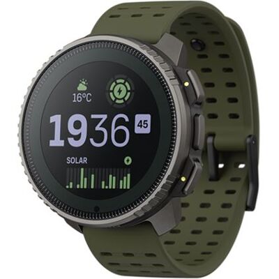 Suunto Vertical Titanium Solar Forest connected horloge met siliconen horlogebandje groen Suunto Vertical Titanium Solar Forest connected horloge met siliconen horlogebandje groen