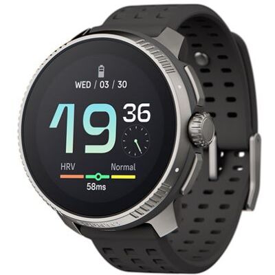 Suunto Smartwatch Race 36 mm Titanium Charcoal met Siliconen bandje Zwart Suunto Smartwatch Race 36 mm Titanium Charcoal met Siliconen bandje Zwart