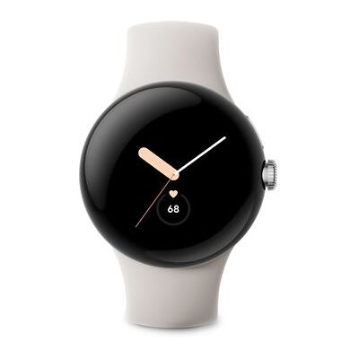 Google Pixel Watch LTE Zilver met Pebble Sport Band Google Pixel Watch LTE Zilver met Pebble Sport Band