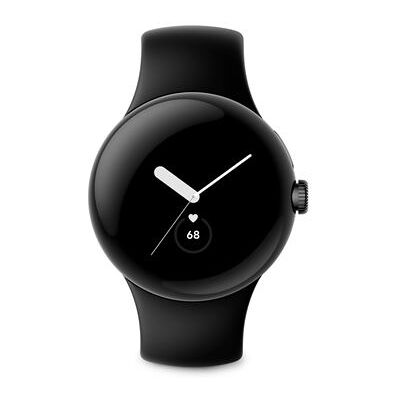 Google Pixel Watch Wifi Zwart met Obsidian Sportband Google Pixel Watch Wifi Zwart met Obsidian Sportband