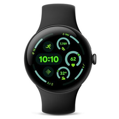 Google Smartwatch Pixel Watch 3 LTE 45 mm Obsidiaan Zwart Google Smartwatch Pixel Watch 3 LTE 45 mm Obsidiaan Zwart