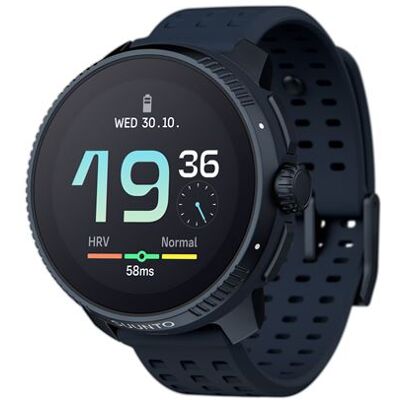 Suunto Smartwatch Race 36 mm Midnight Black met blauwe siliconen band Suunto Smartwatch Race 36 mm Midnight Black met blauwe siliconen band
