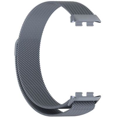 Armband SZSMART Metalen polsband voor Honor Band 9 Grijs Armband SZSMART Metalen polsband voor Honor Band 9 Grijs