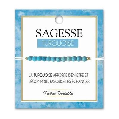 Echte natuursteen Turquoise armband zwart Echte natuursteen Turquoise armband zwart