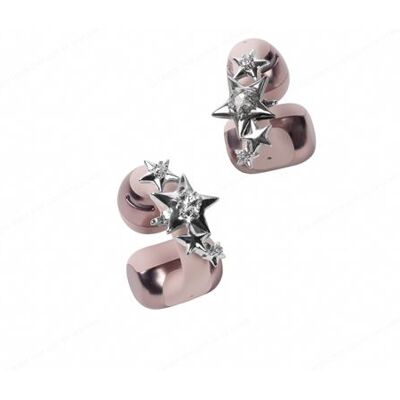 Shokz-oorbellen voor Open Dots-oortjes Sterren Zilver Shokz-oorbellen voor Open Dots-oortjes Sterren Zilver