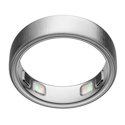 Oura Smart ring Ring 5 Zilver geborsteld Maat 11 Oura Smart ring Ring 5 Zilver geborsteld Maat 11