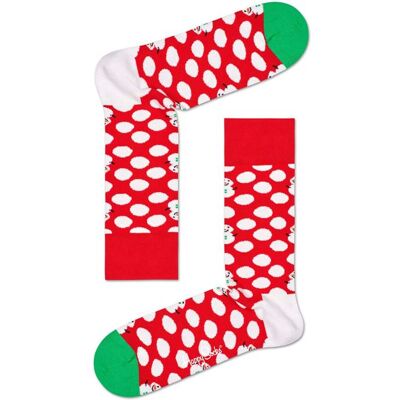 Happy Socks Korte sokken Big Dot Snowman Maat 36-40 Happy Socks Korte sokken Big Dot Snowman Maat 36-40