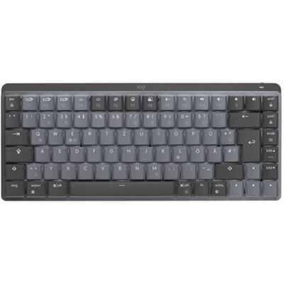 Logitech Master Series MX Mechanical Mini - Toetsenbord - backlit - draadloos - Bluetooth LE - QWERTY - VS internationaal - toetsschakelaar: Linear - grafiet Logitech Master Series MX Mechanical Mini - Toetsenbord - backlit - draadloos - Bluetooth LE - QWERTY - VS internationaal - toetsschakelaar: Linear - grafiet
