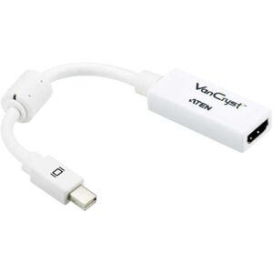 Aten technology ATEN VC980 - Videoadapter - Mini DisplayPort male naar HDMI female - 19 cm - wit Aten technology ATEN VC980 - Videoadapter - Mini DisplayPort male naar HDMI female - 19 cm - wit
