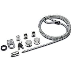 Kensington Locking Kit - Beveiligingskabelslot - zilver - 2.44 m - TAA Compliant - voor Apple Pro Display XDR Kensington Locking Kit - Beveiligingskabelslot - zilver - 2.44 m - TAA Compliant - voor Apple Pro Display XDR