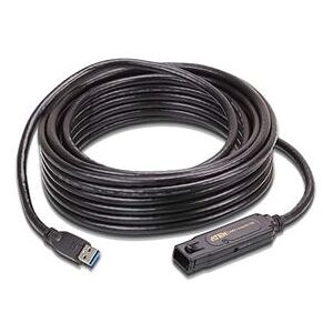 Aten technology ATEN UE3310 - USB-verlengkabel - USB type A (M) naar USB type A (V) met grendel - USB 3.1 Gen1 - 10 m - actief - zwart - voor ATEN US3344I Aten technology ATEN UE3310 - USB-verlengkabel - USB type A (M) naar USB type A (V) met grendel - USB 3.1 Gen1 - 10 m - actief - zwart - voor ATEN US3344I