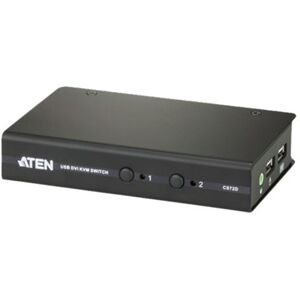 Aten technology ATEN CS72D - KVM / audioschakelaar - 2 x KVM / audio - 1 lokale gebruiker - desktop Aten technology ATEN CS72D - KVM / audioschakelaar - 2 x KVM / audio - 1 lokale gebruiker - desktop