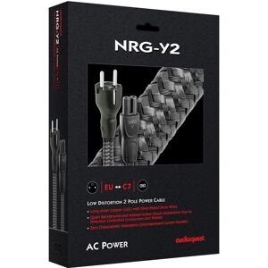 Audioquest NRG-Y2 PC stroomkabel 1 m Zwart Audioquest NRG-Y2 PC stroomkabel 1 m Zwart