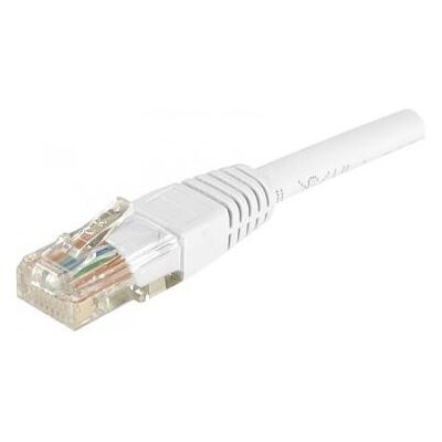 Dexlan exertis Connect - Verbindingskabel - RJ-45 (M) naar RJ-45 (M) - 50 cm - UTP - CAT 5e - gevormd - wit Dexlan exertis Connect - Verbindingskabel - RJ-45 (M) naar RJ-45 (M) - 50 cm - UTP - CAT 5e - gevormd - wit