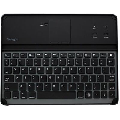 Kensington KeyCover Hard Case - Toetsenbord - draadloos - Bluetooth - Frans - zwart Kensington KeyCover Hard Case - Toetsenbord - draadloos - Bluetooth - Frans - zwart