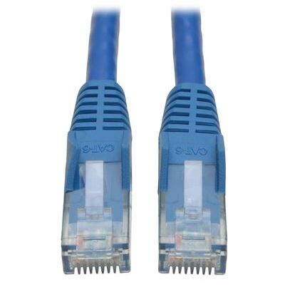 Tripp Lite 10ft Cat6 Gigabit Snagless Molded Patch Cable RJ45 M/M Blue 10' - verbindingskabel - 3 m - blauw Tripp Lite 10ft Cat6 Gigabit Snagless Molded Patch Cable RJ45 M/M Blue 10' - verbindingskabel - 3 m - blauw