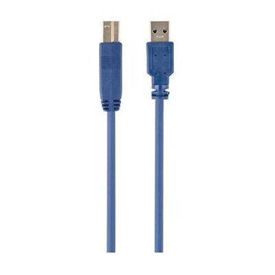 Gembird - USB-kabel - USB type A (M) naar USB Type B (M) - USB 3.0 - 3 m - gevormd - blauw Gembird - USB-kabel - USB type A (M) naar USB Type B (M) - USB 3.0 - 3 m - gevormd - blauw