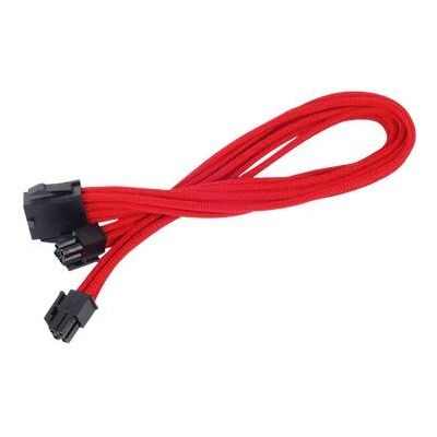 SilverStone PP07 - Stroomverlengkabel - 8 pins-EPS12V (V) naar 8 pins-EPS12V (M) - 30 cm - rood SilverStone PP07 - Stroomverlengkabel - 8 pins-EPS12V (V) naar 8 pins-EPS12V (M) - 30 cm - rood
