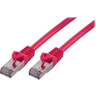 MCL Eco - Verbindingskabel - RJ-45 (M) naar RJ-45 (M) - 2 m - foiled unshielded twisted pair (F/UTP) - CAT 6 - gevormd - rood MCL Eco - Verbindingskabel - RJ-45 (M) naar RJ-45 (M) - 2 m - foiled unshielded twisted pair (F/UTP) - CAT 6 - gevormd - rood