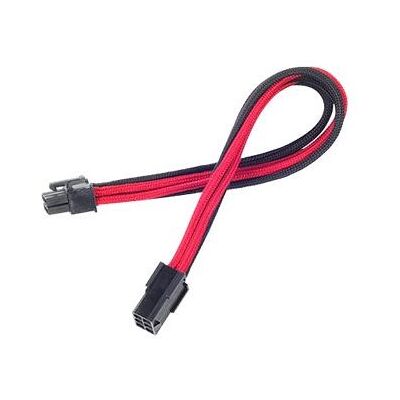 SilverStone PP07 - Stroomverlengkabel - 6 pins-PCIe-voeding (V) naar 6 pins-PCIe-voeding (M) - 25 cm - zwart / rood SilverStone PP07 - Stroomverlengkabel - 6 pins-PCIe-voeding (V) naar 6 pins-PCIe-voeding (M) - 25 cm - zwart / rood