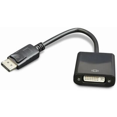 Gembird Cablexpert - Videoadapter - DisplayPort (M) naar DVI-I (V) - DisplayPort 1.0 - 10 cm - zwart Gembird Cablexpert - Videoadapter - DisplayPort (M) naar DVI-I (V) - DisplayPort 1.0 - 10 cm - zwart