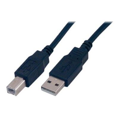 MCL - USB-kabel - USB (M) naar USB type B (M) - USB 2.0 - 3 m - zwart MCL - USB-kabel - USB (M) naar USB type B (M) - USB 2.0 - 3 m - zwart