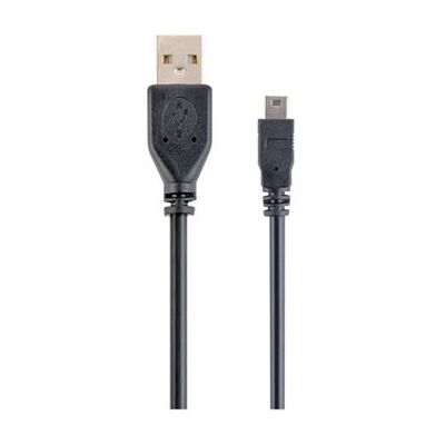 Gembird - USB-kabel - USB (M) naar mini USB type B (M) - USB 2.0 - 1.8 m - gevormd - zwart Gembird - USB-kabel - USB (M) naar mini USB type B (M) - USB 2.0 - 1.8 m - gevormd - zwart