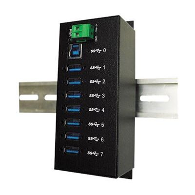 Exsys Ex 1187HMVS - Hub - 7 x SuperSpeed USB 3.0 - monteerbaar op DIN-rails Exsys Ex 1187HMVS - Hub - 7 x SuperSpeed USB 3.0 - monteerbaar op DIN-rails