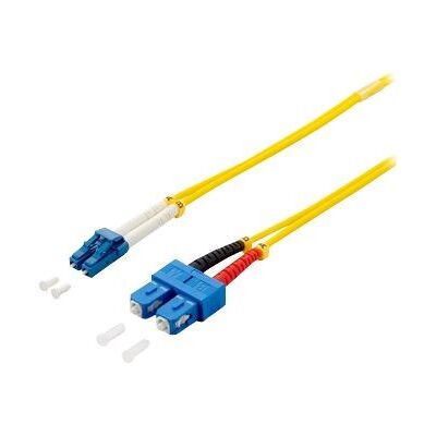 Digital data communications equip - Verbindingskabel - LC enkele modus (M) naar SC enkele modus (M) - 3 m - glasvezel - duplex - 9/125 micron - OS2 - overlappend - geel Digital data communications equip - Verbindingskabel - LC enkele modus (M) naar SC enkele modus (M) - 3 m - glasvezel - duplex - 9/125 micron - OS2 - overlappend - geel