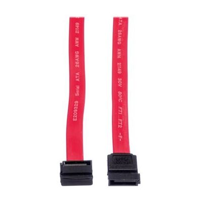 Secomp VALUE - SATA-kabel - Serial ATA 150/300 - SATA (V) naar SATA (V) - 50 cm - aansluiting 90° - rood Secomp VALUE - SATA-kabel - Serial ATA 150/300 - SATA (V) naar SATA (V) - 50 cm - aansluiting 90° - rood