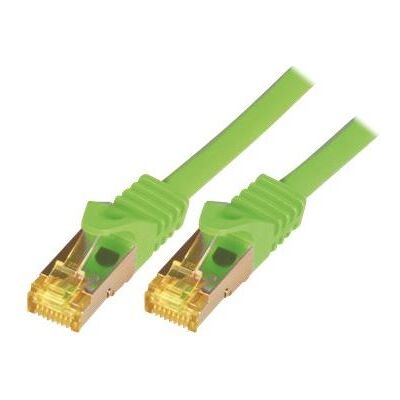 M-CAB RAW - Netwerkkabel - RJ-45 (M) naar RJ-45 (M) - 25 cm - SFTP, PiMF - CAT 7 - halogeenvrij, gevormd, zonder haken - groen M-CAB RAW - Netwerkkabel - RJ-45 (M) naar RJ-45 (M) - 25 cm - SFTP, PiMF - CAT 7 - halogeenvrij, gevormd, zonder haken - groen