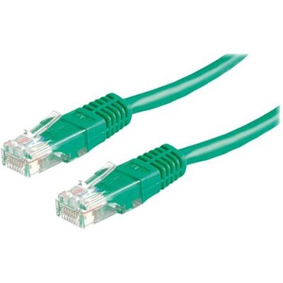 Secomp VALUE - Verbindingskabel - RJ-45 (M) naar RJ-45 (M) - 1 m - UTP - CAT 6 - gevormd, met strengen - groen Secomp VALUE - Verbindingskabel - RJ-45 (M) naar RJ-45 (M) - 1 m - UTP - CAT 6 - gevormd, met strengen - groen