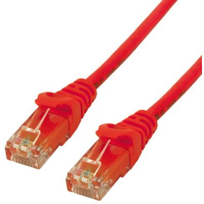 MCL - Verbindingskabel - RJ-45 (M) naar RJ-45 (M) - 3 m - UTP - CAT 6 - rood MCL - Verbindingskabel - RJ-45 (M) naar RJ-45 (M) - 3 m - UTP - CAT 6 - rood