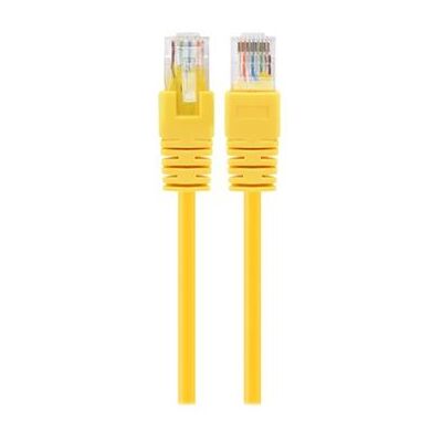 Gembird - Verbindingskabel - RJ-45 (M) naar RJ-45 (M) - 1.5 m - UTP - CAT 5e - gevormd - geel Gembird - Verbindingskabel - RJ-45 (M) naar RJ-45 (M) - 1.5 m - UTP - CAT 5e - gevormd - geel