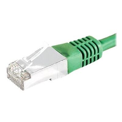 deXlan - Verbindingskabel - RJ-45 (M) naar RJ-45 (M) - 25 m - SFTP, PiMF - CAT 6a - gevormd - groen deXlan - Verbindingskabel - RJ-45 (M) naar RJ-45 (M) - 25 m - SFTP, PiMF - CAT 6a - gevormd - groen