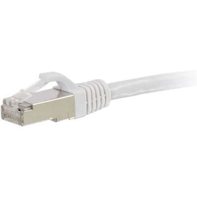 Cables to Go C2G Cat5e Booted Shielded (STP) Network Patch Cable - Verbindingskabel - RJ-45 (M) naar RJ-45 (M) - 1 m - STP - CAT 5e - gevormd - wit Cables to Go C2G Cat5e Booted Shielded (STP) Network Patch Cable - Verbindingskabel - RJ-45 (M) naar RJ-45 (M) - 1 m - STP - CAT 5e - gevormd - wit