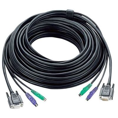 Aten technology ATEN MasterView - Toetsenbord / video / muis (TVM) kabel - PS/2, HD-15 (VGA) (M) naar PS/2, HD-15 (VGA) (V) - 5 m Aten technology ATEN MasterView - Toetsenbord / video / muis (TVM) kabel - PS/2, HD-15 (VGA) (M) naar PS/2, HD-15 (VGA) (V) - 5 m