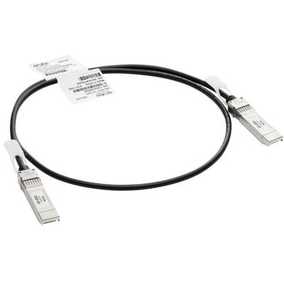 HPE Aruba Direct Attach Copper Cable - 10GBase rechtstreekse aansluitkabel - SFP+ naar SFP+ - 1 m - voor HPE Aruba 2540 48, 2930F 24, 2930M 24, 6200F 12, 6200M 24, 83XX; CX 10000, 6405 v2, 8360 HPE Aruba Direct Attach Copper Cable - 10GBase rechtstreekse aansluitkabel - SFP+ naar SFP+ - 1 m - voor HPE Aruba 2540 48, 2930F 24, 2930M 24, 6200F 12, 6200M 24, 83XX; CX 10000, 6405 v2, 8360