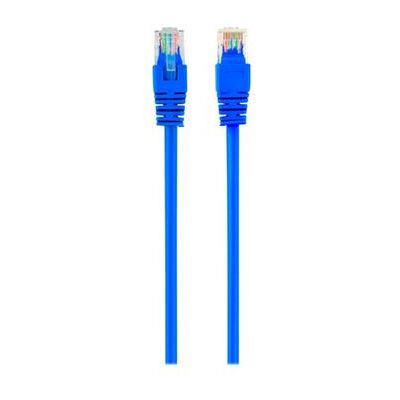 Gembird - Verbindingskabel - RJ-45 (M) naar RJ-45 (M) - 2 m - UTP - CAT 5e - gevormd - blauw Gembird - Verbindingskabel - RJ-45 (M) naar RJ-45 (M) - 2 m - UTP - CAT 5e - gevormd - blauw