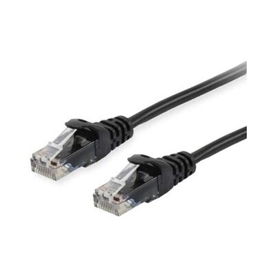 Equip Life - Verbindingskabel - RJ-45 (M) naar RJ-45 (M) - 3 m - UTP - CAT 6 - gevormd, met strengen - zwart Equip Life - Verbindingskabel - RJ-45 (M) naar RJ-45 (M) - 3 m - UTP - CAT 6 - gevormd, met strengen - zwart
