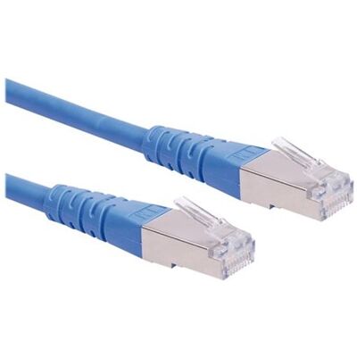 Secomp Roline S/FTP - verbindingskabel - 0.5 m - blauw Secomp Roline S/FTP - verbindingskabel - 0.5 m - blauw