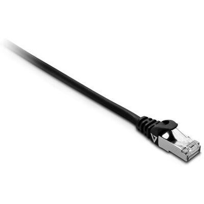 V7 - Verbindingskabel - RJ-45 (M) naar RJ-45 (M) - 1 m - SFTP - CAT 7 - gevormd - zwart V7 - Verbindingskabel - RJ-45 (M) naar RJ-45 (M) - 1 m - SFTP - CAT 7 - gevormd - zwart