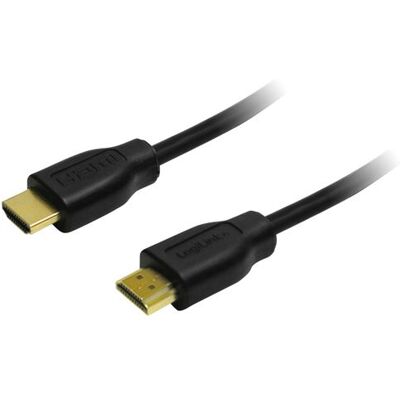 LogiLink High Speed with Ethernet - HDMI-kabel met ethernet - HDMI male naar HDMI male - 50 cm - zwart LogiLink High Speed with Ethernet - HDMI-kabel met ethernet - HDMI male naar HDMI male - 50 cm - zwart