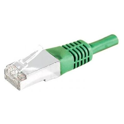 deXlan - Verbindingskabel - RJ-45 (M) naar RJ-45 (M) - 50 cm - SSTP, PiMF - CAT 6a - groen deXlan - Verbindingskabel - RJ-45 (M) naar RJ-45 (M) - 50 cm - SSTP, PiMF - CAT 6a - groen