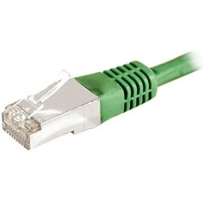 deXlan - Verbindingskabel - RJ-45 (M) naar RJ-45 (M) - 15 m - foiled unshielded twisted pair (F/UTP) - CAT 6a - gevormd - groen deXlan - Verbindingskabel - RJ-45 (M) naar RJ-45 (M) - 15 m - foiled unshielded twisted pair (F/UTP) - CAT 6a - gevormd - groen