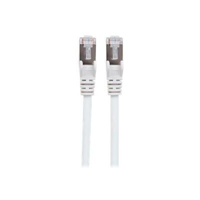 Intellinet Network Patch Cable, Cat6, 1m, White, Copper, S/FTP, LSOH / LSZH, PVC, RJ45, Gold Plated Contacts, Snagless, Booted, Lifetime Warranty, Polybag - Verbindingskabel - RJ-45 (M) naar RJ-45 (M) - 1 m - SFTP, PiMF - CAT 6 - halogeenvrij, gevormd, zo Intellinet Network Patch Cable, Cat6, 1m, White, Copper, S/FTP, LSOH / LSZH, PVC, RJ45, Gold Plated Contacts, Snagless, Booted, Lifetime Warranty, Polybag - Verbindingskabel - RJ-45 (M) naar RJ-45 (M) - 1 m - SFTP, PiMF - CAT 6 - halogeenvrij, gevormd, zo