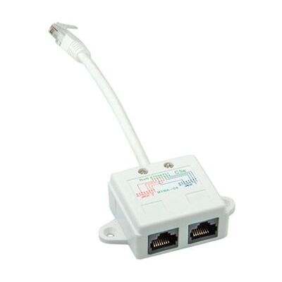 Secomp VALUE T-Adapter - Netwerksplitser - RJ-45 (M) naar RJ-45 (V) - 17 cm - UTP - CAT 5e - gevormd, met strengen - wit Secomp VALUE T-Adapter - Netwerksplitser - RJ-45 (M) naar RJ-45 (V) - 17 cm - UTP - CAT 5e - gevormd, met strengen - wit