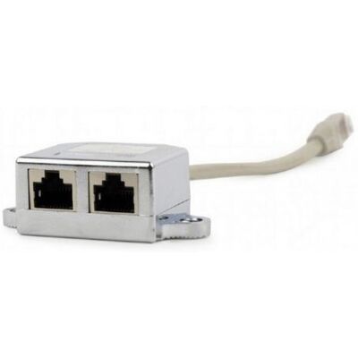 Gembird NCA-SP-02 - Netwerksplitser - RJ-45 (M) naar RJ-45 (V) - 15 cm - FTP Gembird NCA-SP-02 - Netwerksplitser - RJ-45 (M) naar RJ-45 (V) - 15 cm - FTP