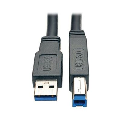 Eaton Tripp Lite Series 25ft USB 3.0 SuperSpeed Active Repeater Cable A Male/B Male 25' - USB-kabel - USB Type B (M) naar USB type A (M) - USB 3.0 - 7.62 m - actief - zwart Eaton Tripp Lite Series 25ft USB 3.0 SuperSpeed Active Repeater Cable A Male/B Male 25' - USB-kabel - USB Type B (M) naar USB type A (M) - USB 3.0 - 7.62 m - actief - zwart